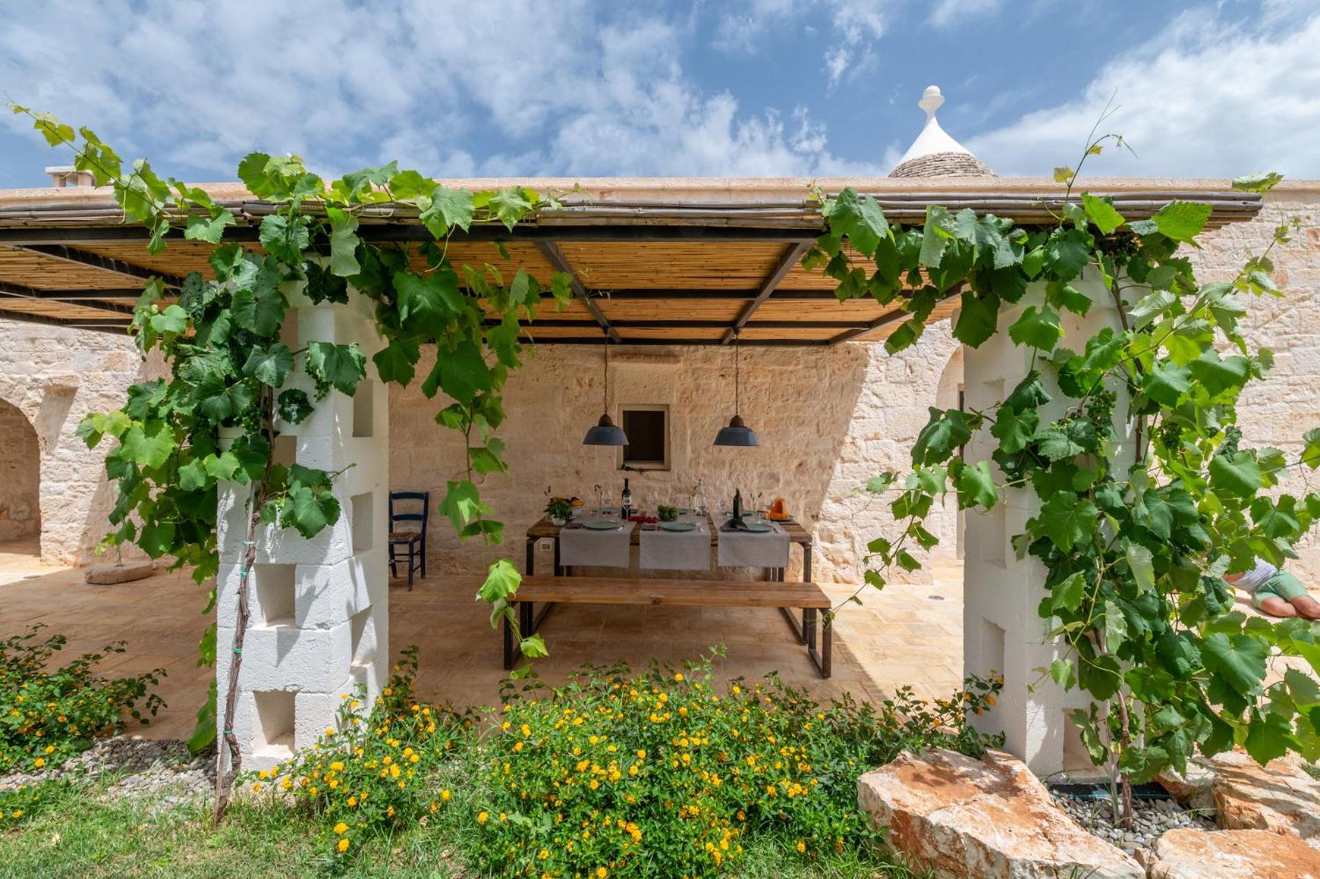 Вилла Trulli Di Mezza Чистернино Экстерьер фото